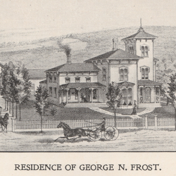 18. George N. Frost Home 1900 West of Village Shattucks Corners currently the Butler House